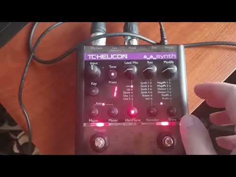 Видео: Процессор для вокала TC Helicon Voice Tone Synth, мой тест