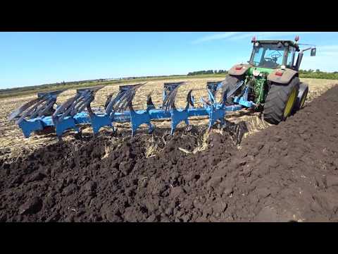 Видео: Оранка. Lemken diamant+ John deere 7930