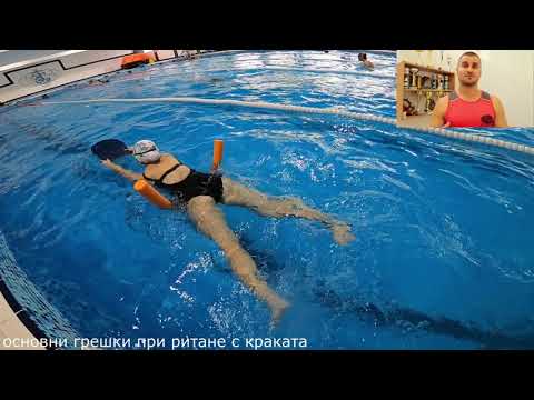 Видео: Как да плуваме правилно на кроул-координация.Част 1  Learn to swim Properly on frestule.Part 1