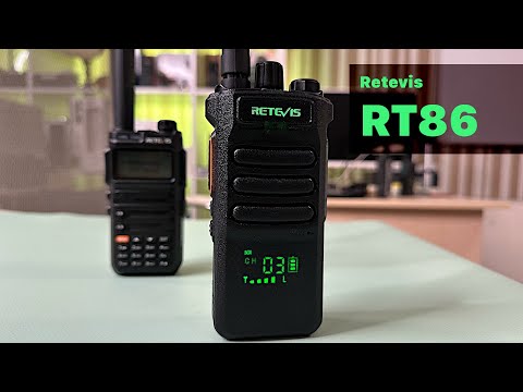 Видео: Профессиональная радиостанция Retevis RT86. Измерения и проверка шифрования