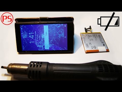 Видео: Замена дисплея и АКБ Sony Xperia Z (C6603)