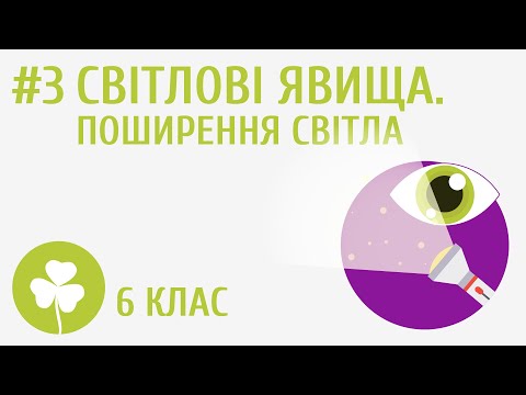 Видео: Світлові явища. Поширення світла #3