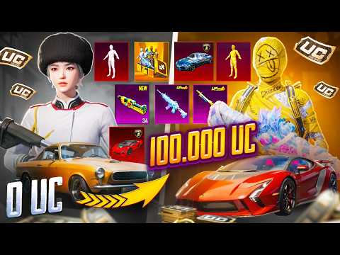 Видео: $100 000 UC! 🔥САМАЯ ДОРОГАЯ ПРОКАЧКА АККАУНТА ПОДПИСЧИКУ! 🤩