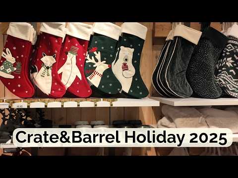 Видео: Рождество в Crate & Barrel 2025 | Вдохновение для праздничного декора и стиля дома