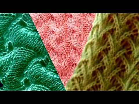 Видео: 🔎16🔍Схемы узоров для вязания спицами #4. Pattern patterns for knitting.