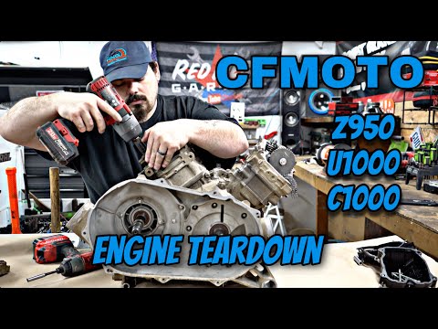 Видео: Разборка двигателя CFMOTO ZForce 950 UForce 1000 CForce 1000