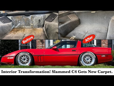 Видео: Преображение интерьера C4 Corvette!