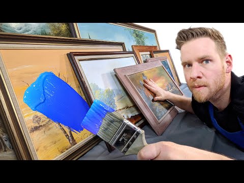 Видео: Я делаю на заказ КАЖДУЮ картину из комиссионного магазина!...