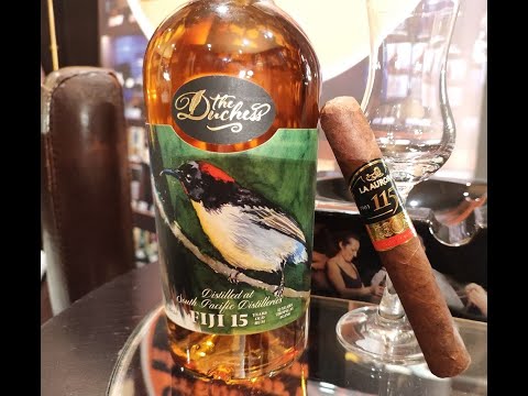 Видео: Выпуск №160 - Ром DUCHESS Fiji 15 YEARS OLD CASK 7  59,8%  2004 и сигара La Aurora 115