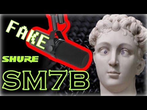Видео: Как отличить подделку Shure SM7B (Fake Shure SM7B)