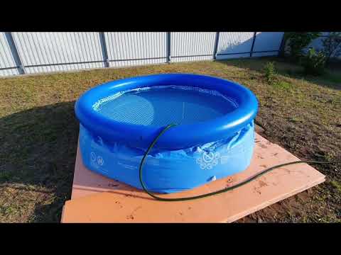 Видео: Надувной Бассейн easy set 3 куба воды  Эксплуатация, особенности