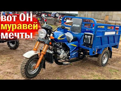 Видео: Грузовой мотоцикл Motoleader ML250 Hercules (муравей)
