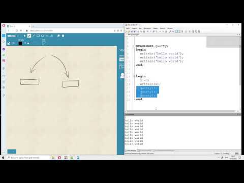 Видео: Паскаль для новичков 10-1 - подпрограммы: процедуры.
