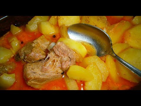 Видео: Тушеный картофель с ребрышками