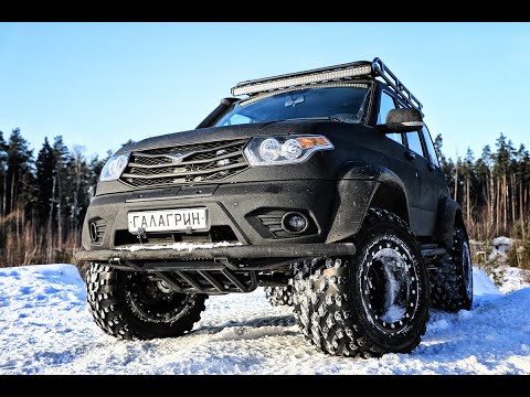 Видео: УАЗ ПАТРИОТ  на шинах АВТОРОС M-TRIM. Февраль 2021