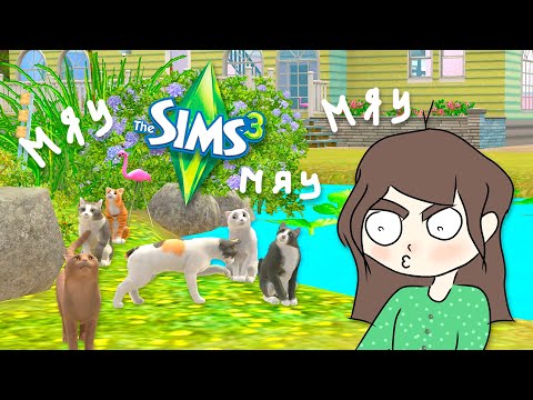 Видео: Завела много кошек в Симс 3 🐈 - The Sims 3