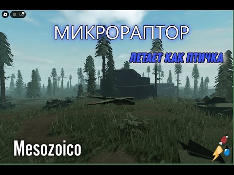 Видео: МИКРОРАПТОР. Mesozoico (roblox).