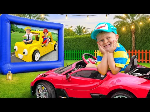 Видео: Автомобільна кіно-пригода для дітей з Олівером 🚗🎞️