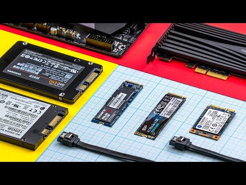 Видео: Полный гайд по SSD-накопителям: SATA, M.2, QLC, TLC, MLC, NVMe, mSATA, 3D NAND...