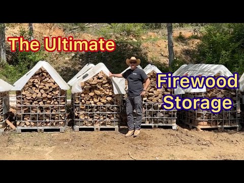 Видео: Хранение дров в контейнере IBC!