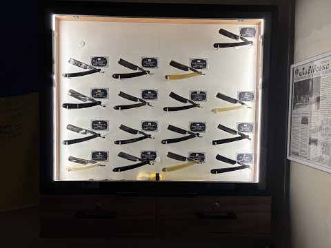 Видео: Шафа для небезпечних бритв // Box for straight razor // Шкаф для опасных бритв.