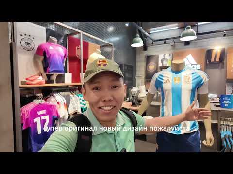 Видео: Обзор футбольного магазина Адидас в Китае в Гуанчжоу | Оригинальные товары и цены