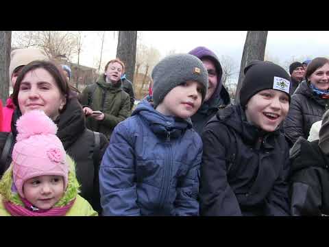 Видео: Масленница Парк Суворова Кобрин  не полная версия