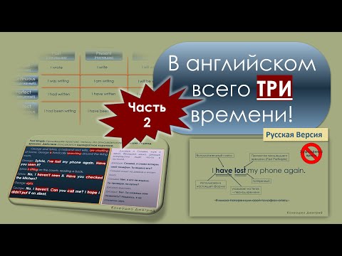 Видео: В английском всего 3 времени. ЧАСТЬ 2. // There are only 3 tenses in English. Part 2.