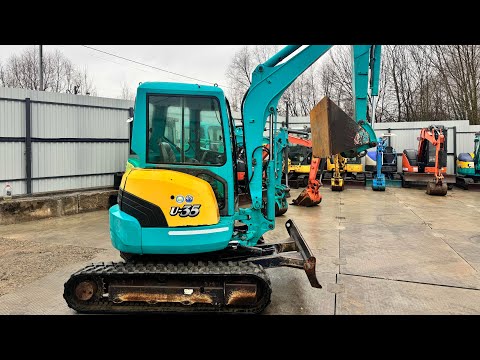 Видео: Новинка из Японии! Мини-экскаватор KUBOTA U35-3! 2018