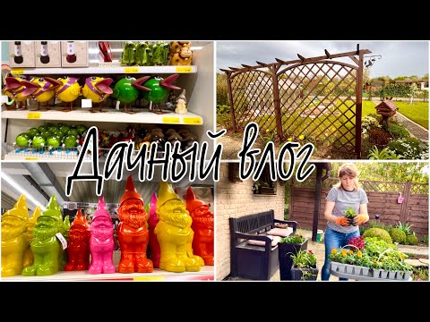 Видео: Поход в магазин / Классные фигурки в сад / Крашу Виноградник