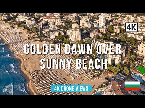 Видео: Рассвет в Солнечном Береге 2025 🌊 Впечатляющий 4K дрон-тур по Болгарии + расслабляющая музыка