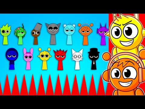 Видео: Реакция на 20 SPRUNKI: БИТВА 1 на 1!!!