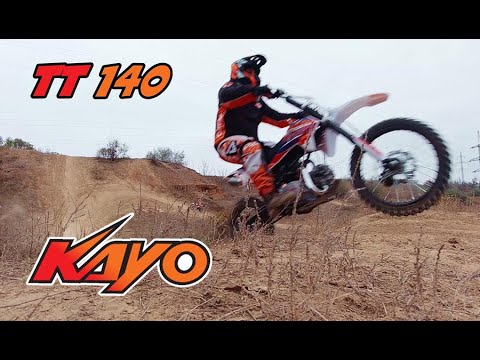 Видео: Питбайк KAYO TT140 2020. Обзор и тест-драйв.