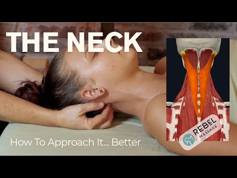 Видео: Как лучше всего обращаться с шеей | Учебное пособие по массажу при боли в шее