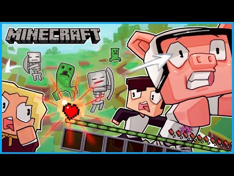 Видео: Minecraft, но мы прошли игру всего с ОДНИМ СЕРДЦЕМ... (НЕВОЗМОЖНО)