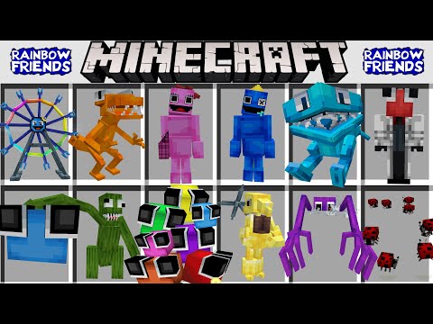 Видео: МОД НА РАДУЖНЫЕ ДРУЗЬЯ 2 В МАЙНКРАФТ ! RAINBOW FRIENDS 2 ROBLOX ADDON MINECRAFT BEDROCK MOD
