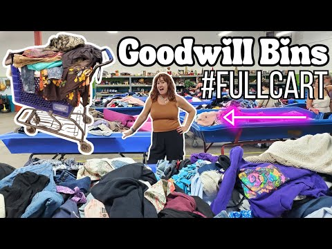 Видео: Ещё один день, ещё одна полная корзина и грандиозная партия секонд-хенда из аутлета Goodwill для ...