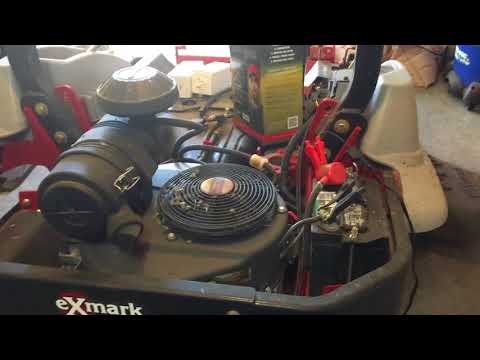 Видео: Полное сервисное обслуживание Exmark Lazer Z E Series, часть 1