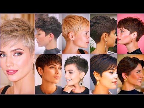 Видео: 💯💖140+ новых идей стрижек и причесок пикси для женщин | Очень короткие стрижки пикси для женщин🔥
