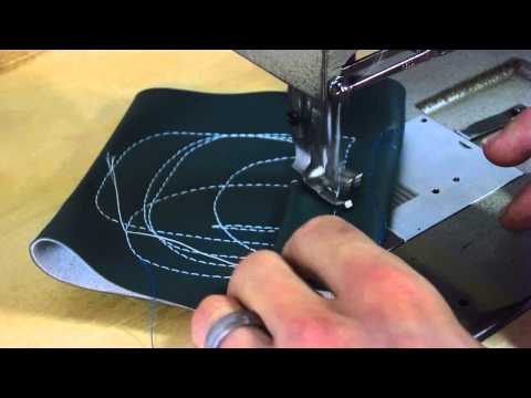 Видео: Швейная машина Pfaff 145-H4 с шагающей лапкой и комбинационной подачей