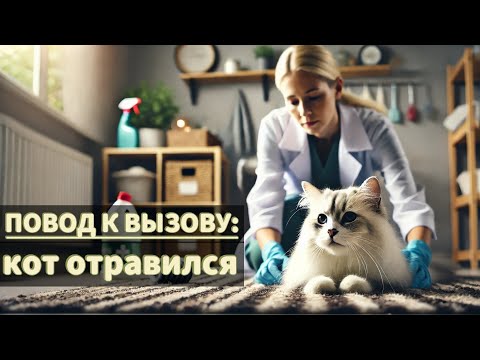 Видео: Повод к вызову: кот отравился