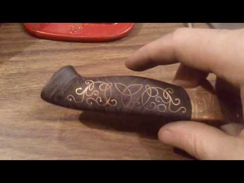 Видео: 080.Одеваем китайский кухонник. Часть 2. Customization of the Chinese kitchen knife. Part 2