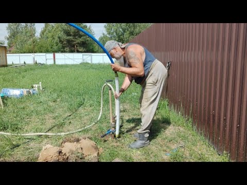 Видео: Параллельная обсадка на абиссинской скважине.