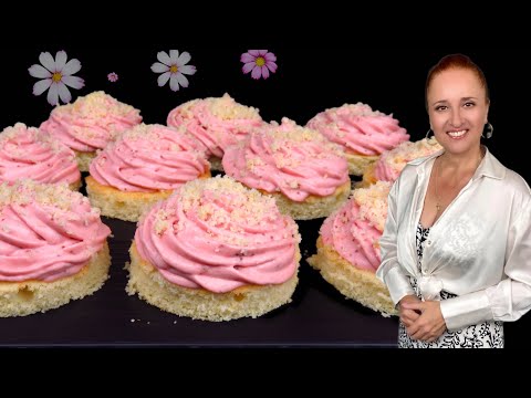 Видео: 🍓ТАЮЩИЕ ПИРОЖНЫЕ с заварным клубничным кремом Исчезут за 1 минуту десерт с клубникой Люда Изи Кук