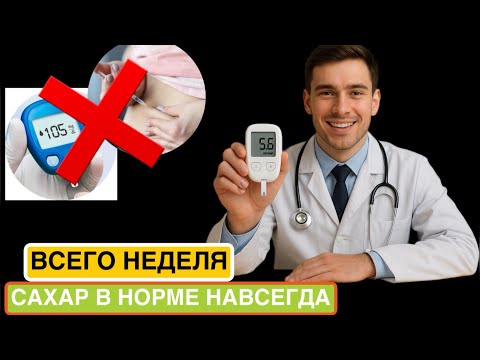 Видео: САХАР пришёл в НОРМУ! Всё, что нужно - ОДНА НЕДЕЛЯ…