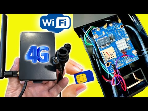 Видео: 4G роутер с подключением камер видеонаблюения по WIFI и по кабелю!