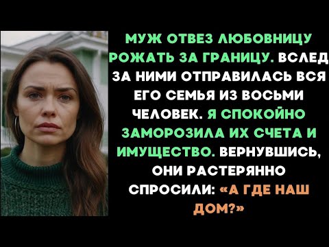 Видео: Муж отвез любовницу рожать за границу. Вслед за ними отправилась вся его семья из восьми человек...