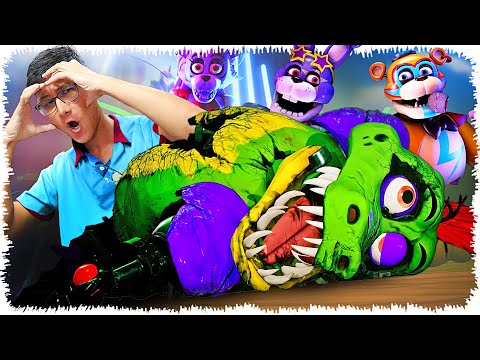Видео: Монти қолтырауыннан құтылдық, тырнақтарын Фреддиге салдық (FNAF Security Breach) #6