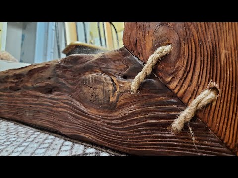 Видео: Рамка для зеркала из состареной доски