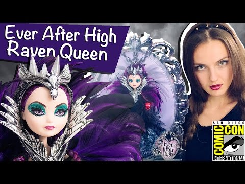 Видео: Raven Queen SDCC 2015 (Рейвен Квин Комик Кон) Ever After High Обзор/Review, Comic Con,CJF47